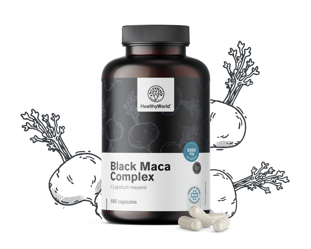 Complexe de maca noire 5000 mg