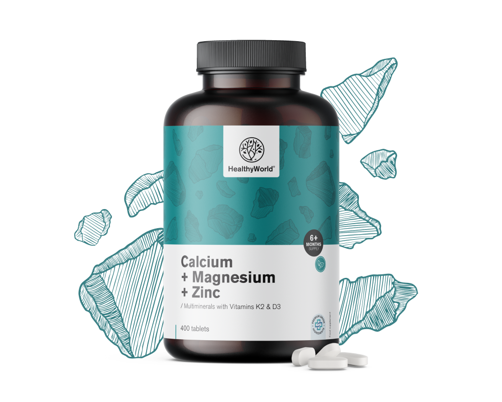Calcium + magnésium + zinc