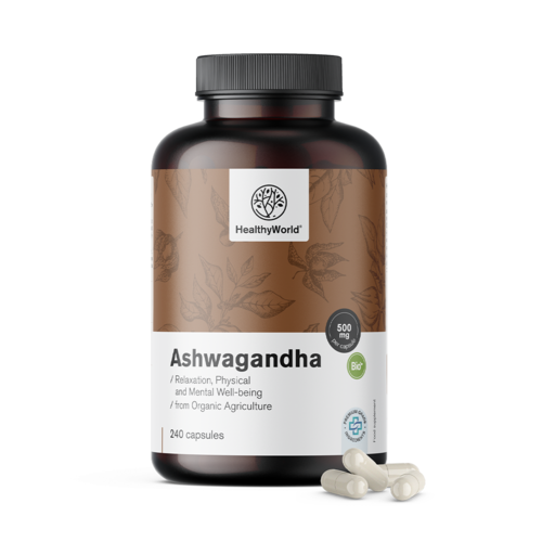 Ashwagandha 500 mg, 240 gélules