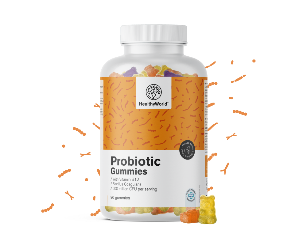 Probiotic - gummies avec cultures microbiennes