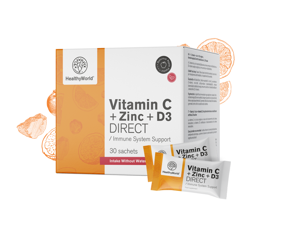 Vitamine C 500 + Zinc + D3 DIRECT