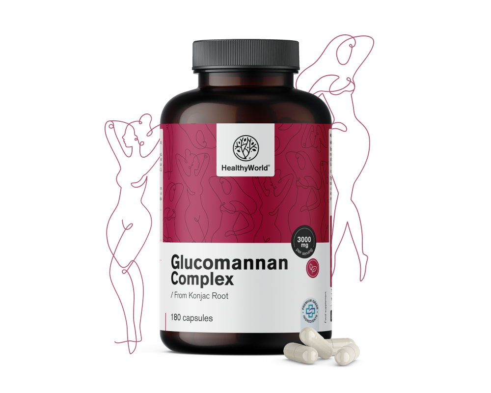 Complexe de glucomannane 3000 mg