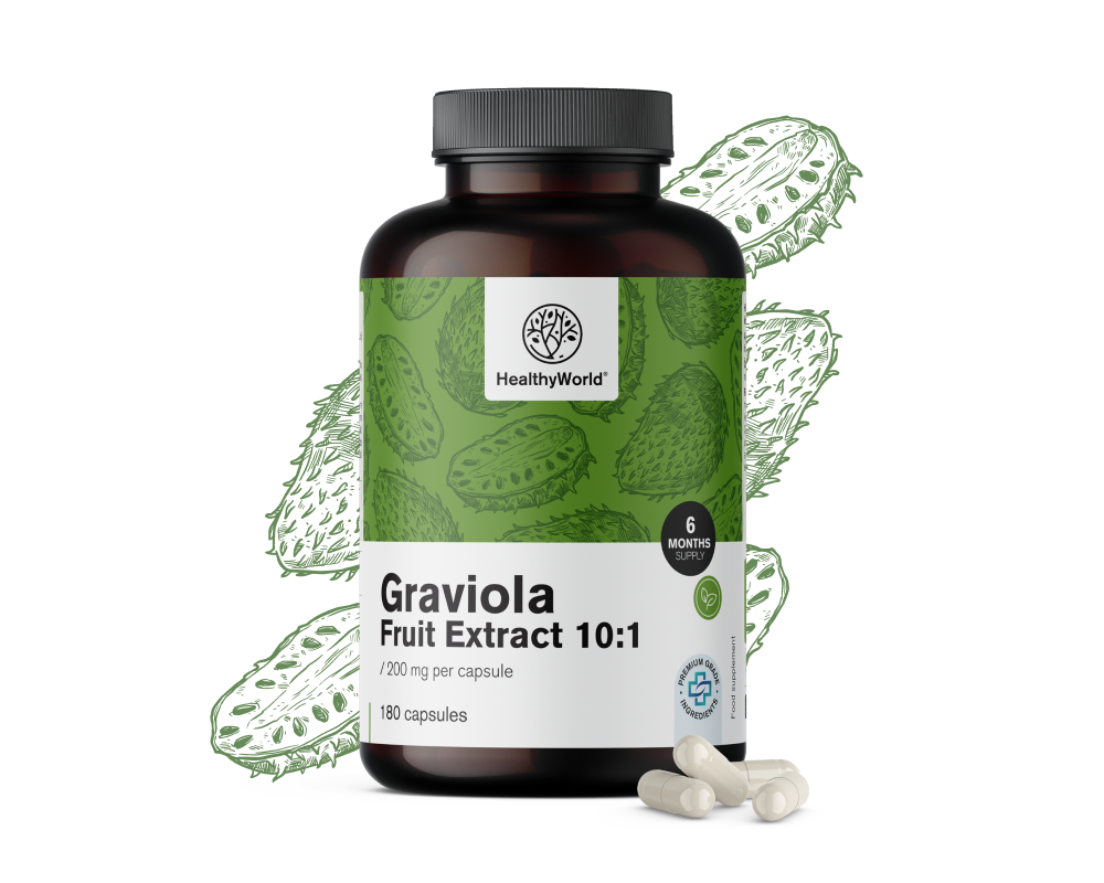 Graviola 200 mg - extrait 10:1