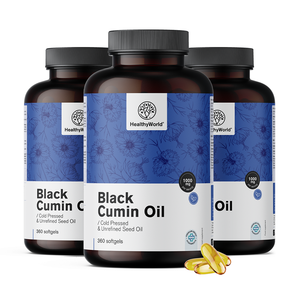 Huile de cumin noir 1000 mg