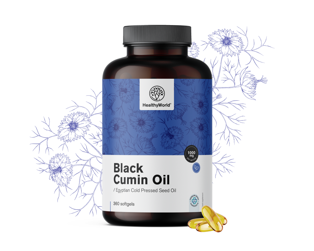 Huile de cumin noir 1000 mg