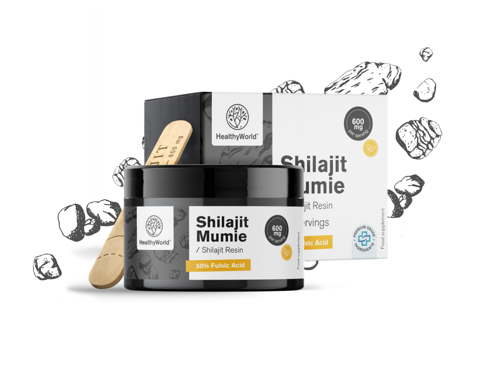 Shilajit Mumie 600 mg - résine