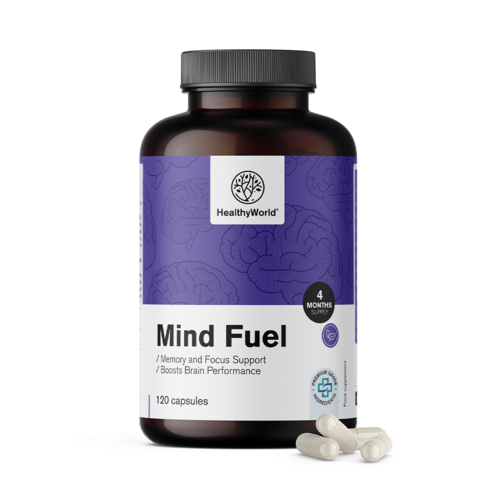 Mind Fuel – mémoire et concentration, 120 gélules
