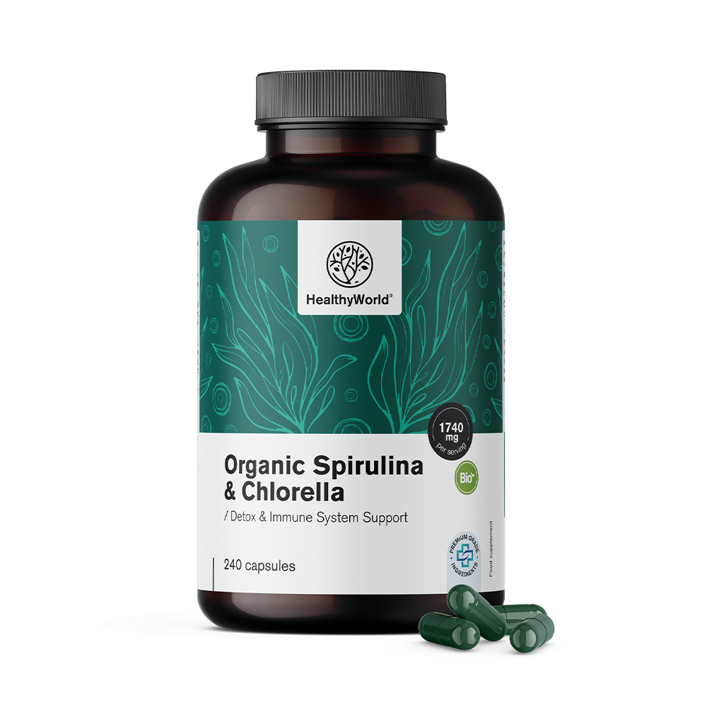 BIO Spirulina in chlorella.