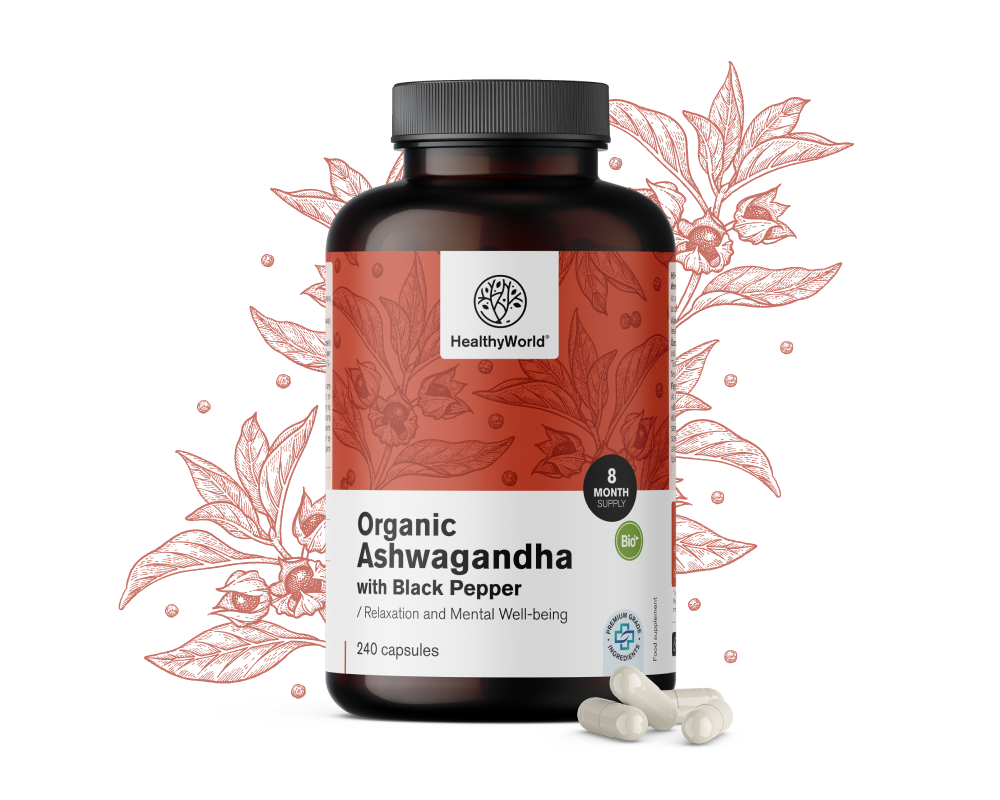 BIO Ashwaganda au poivre noir