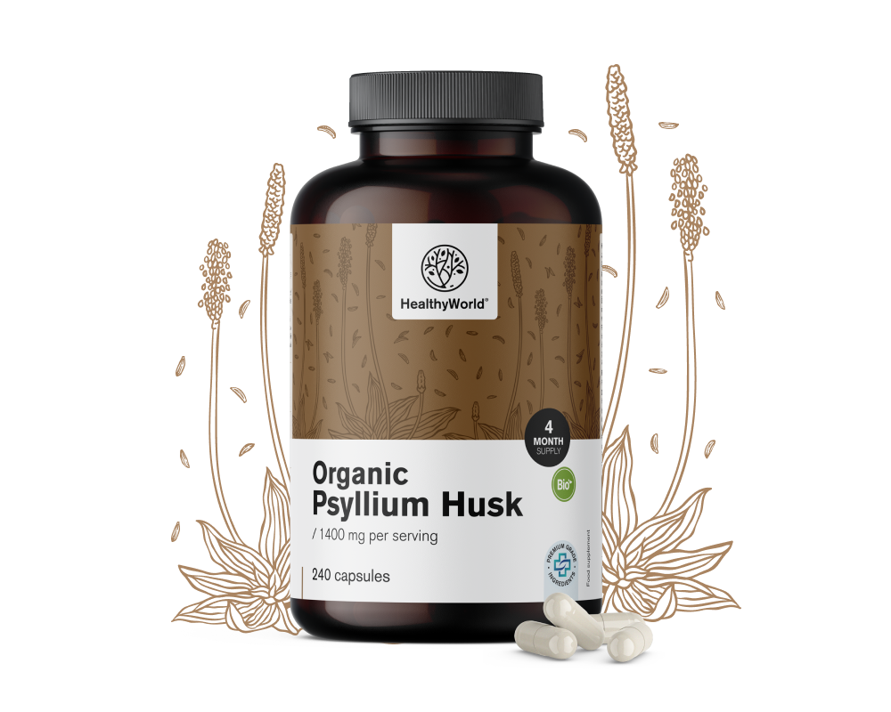 BIO Psyllium (plantain des Indes) 1400 mg