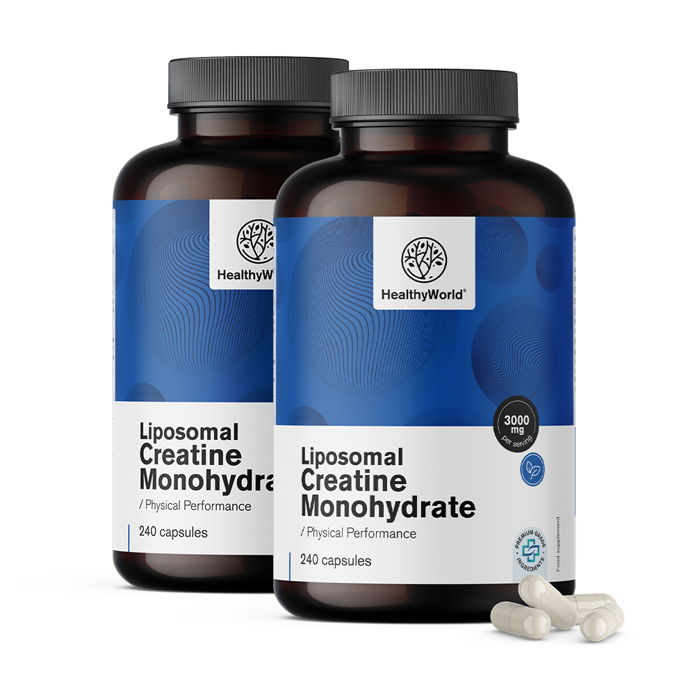 Créatine monohydrate liposomale 3000 mg.