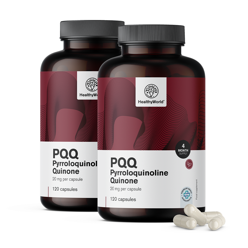 PQQ - pyrroloquinoline quinone 20 mg.