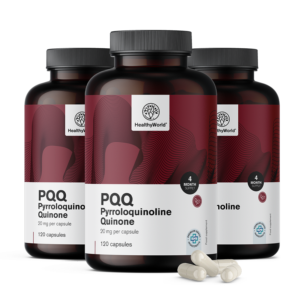 PQQ - pyrroloquinoline quinone 20 mg