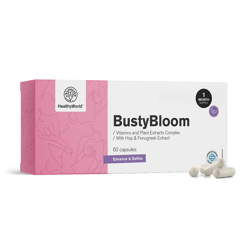 BustyBloom - complexe de vitamines et d'extraits de plantes.