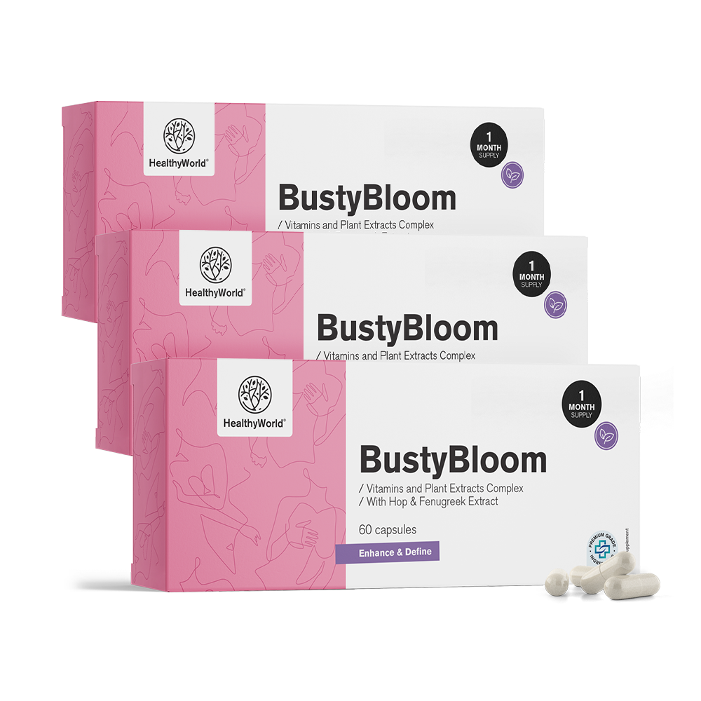 BustyBloom - complexe de vitamines et d'extraits de plantes.