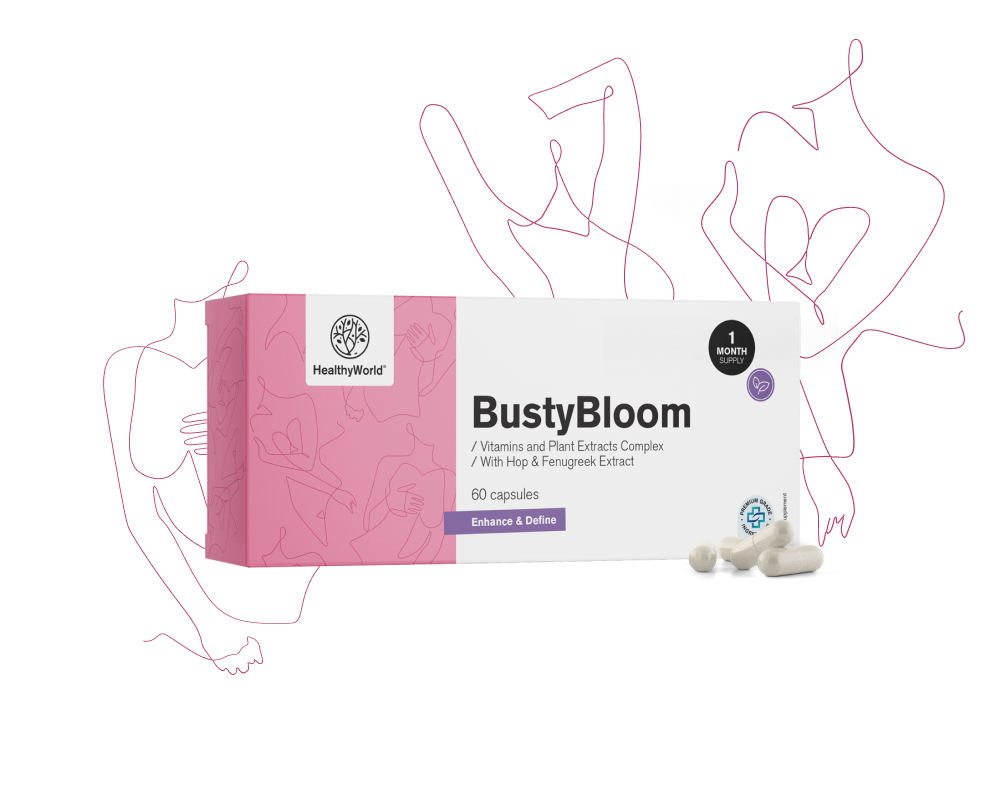BustyBloom – complexe de vitamines et d'extraits de plantes